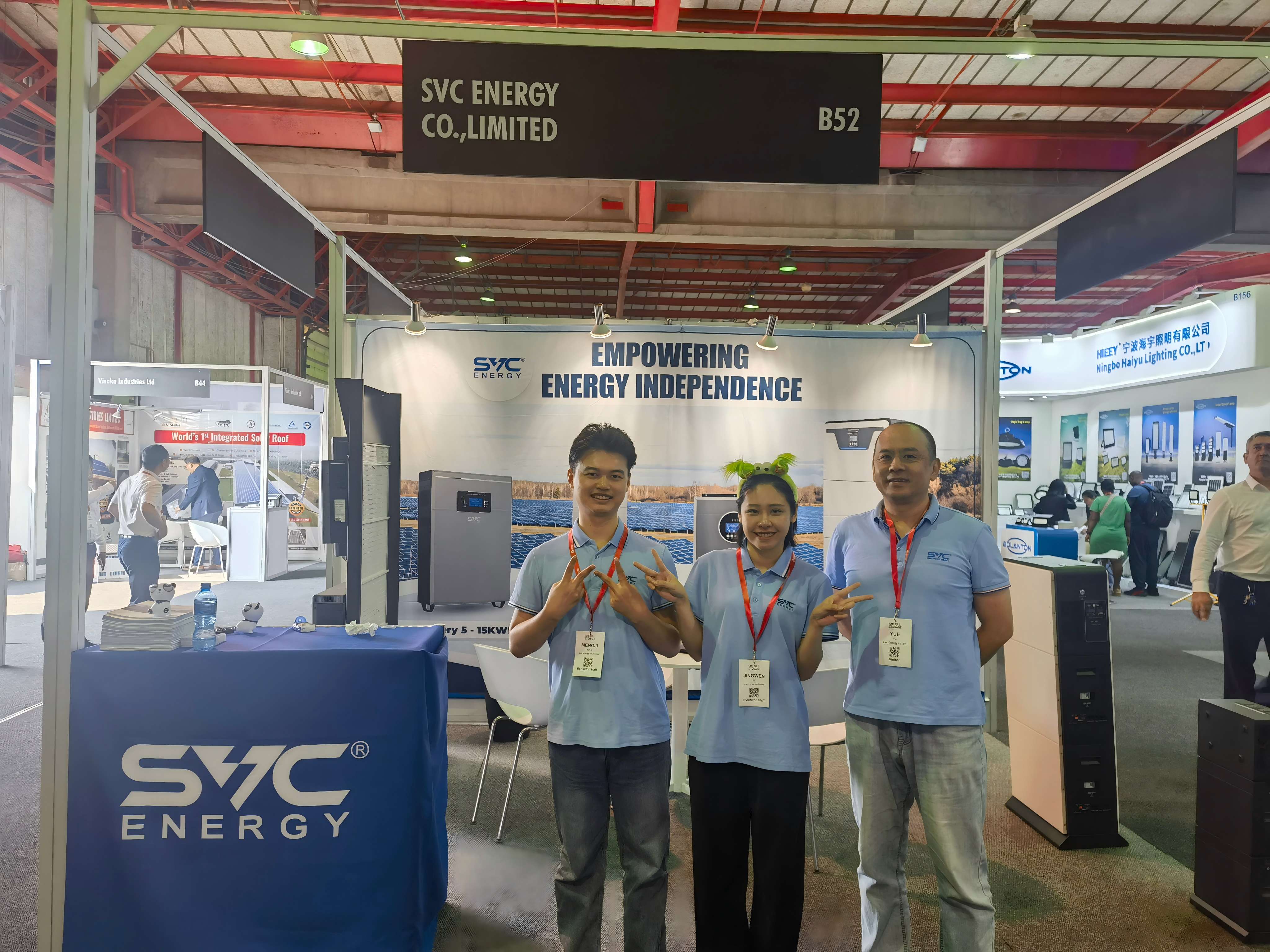 SVC Shines at 2025 Solar & Storage Africa Exhibition, Driving Sustainable Energy Solutions in South Africa！